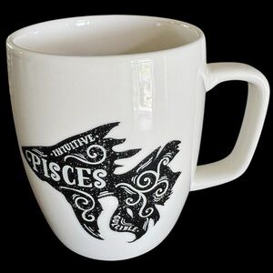Porcelain Pisces Cup / Mug dishwasher Microwave safe